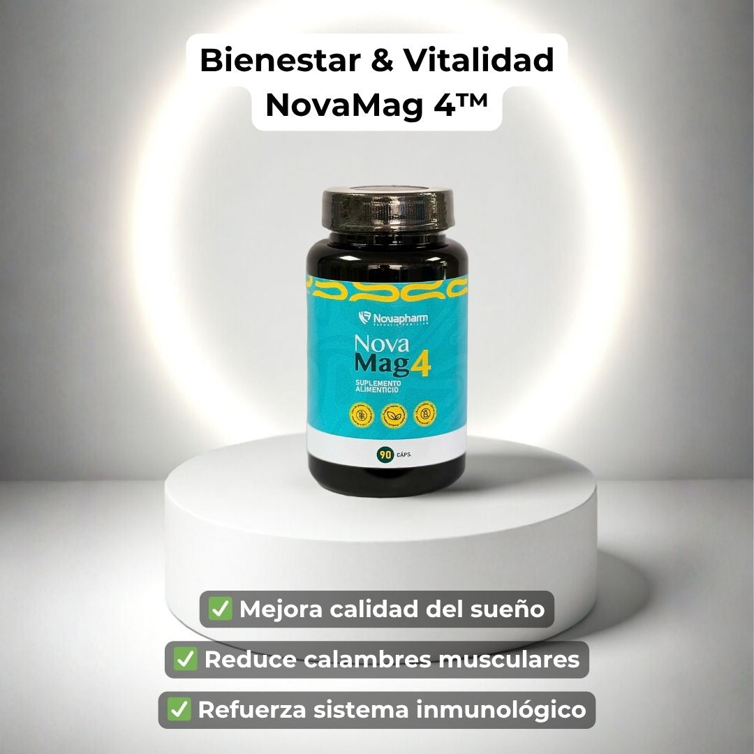 NovaMag 4™ - Bienestar y vitalidad superior diaria de Magnesio